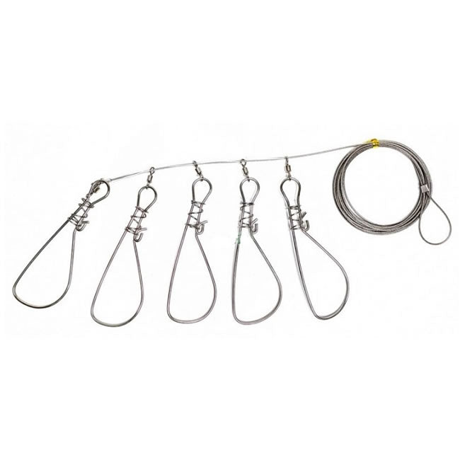 Set Agrafe Pastrare ZEOX Stainless Fish Stringer