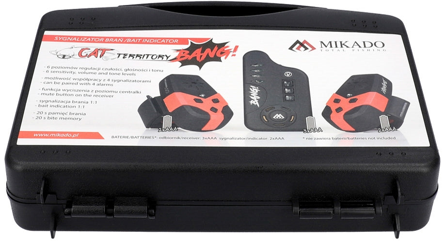 Set Avertizoare MIKADO Cat Territory Bang, Red And Blue, 2+1