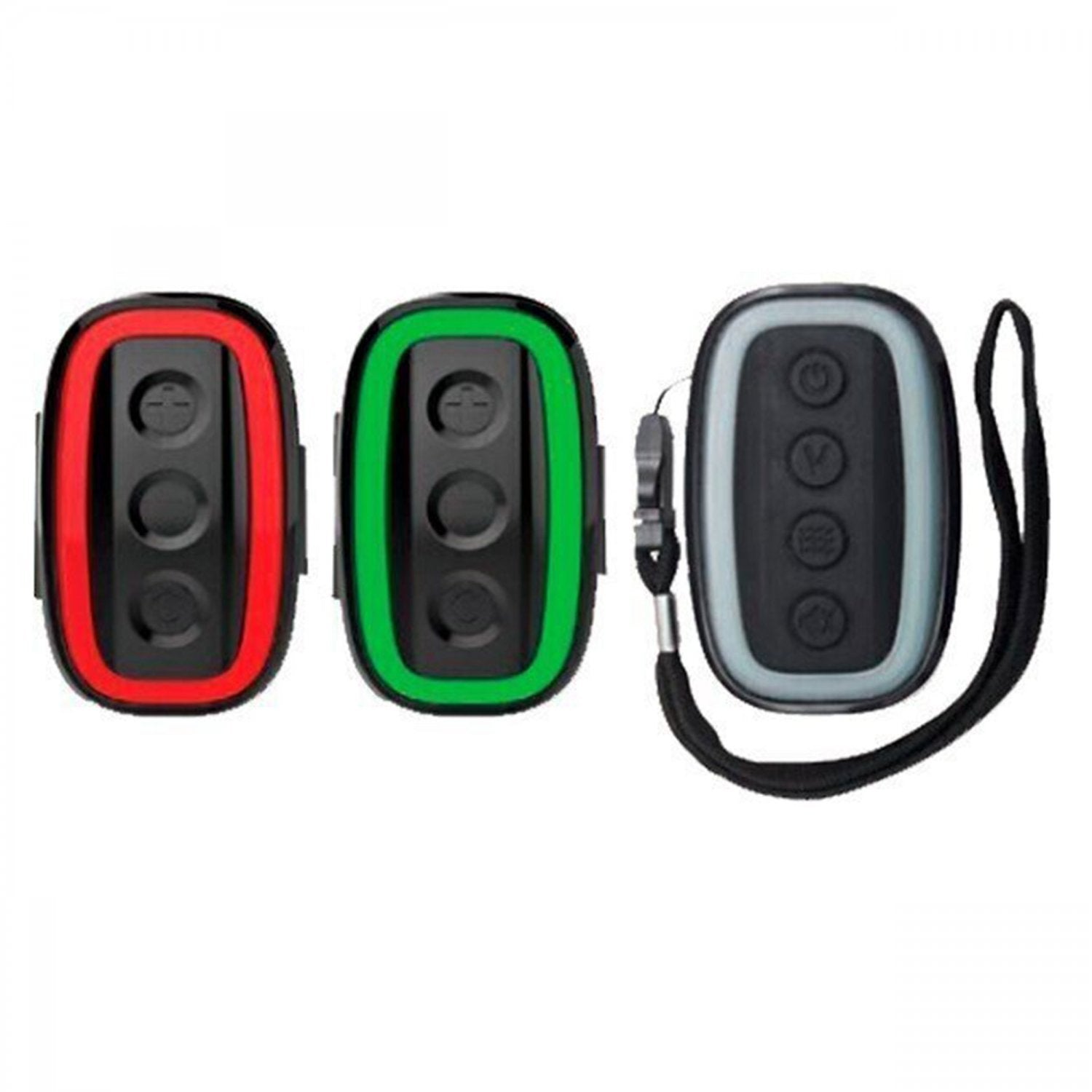Set Avertizoare Madcat Electronici Topcat cu statie 2 plus1 Rosu Verde