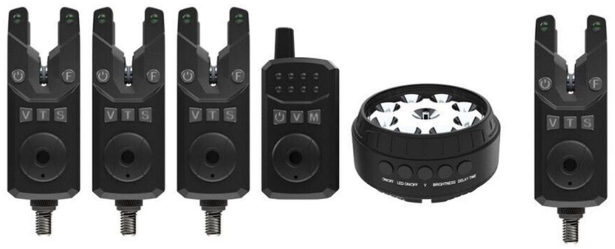Set Avertizoare Sonik Cu Statie Si Lampa Semnalizare Cort, 4+1 