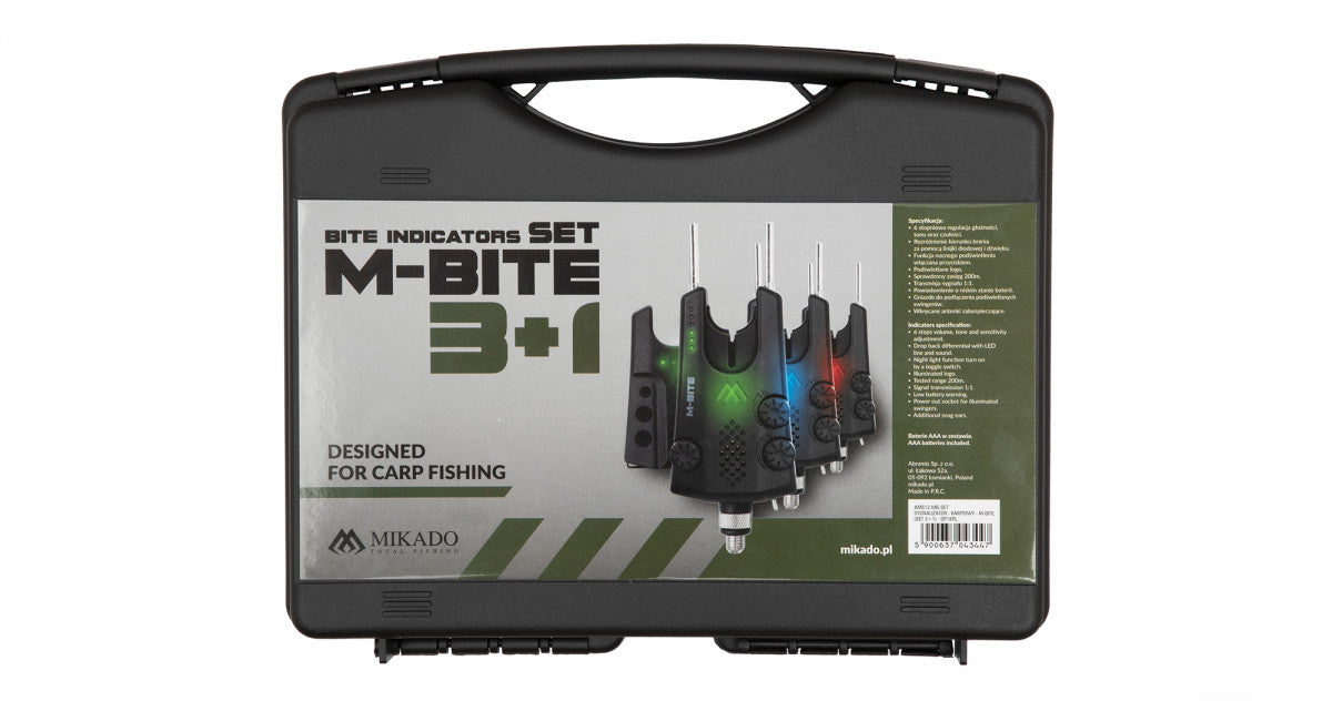 Set Avertizor + Statie Mikado Set Bait Indicator Carp M-Bite, 3+1