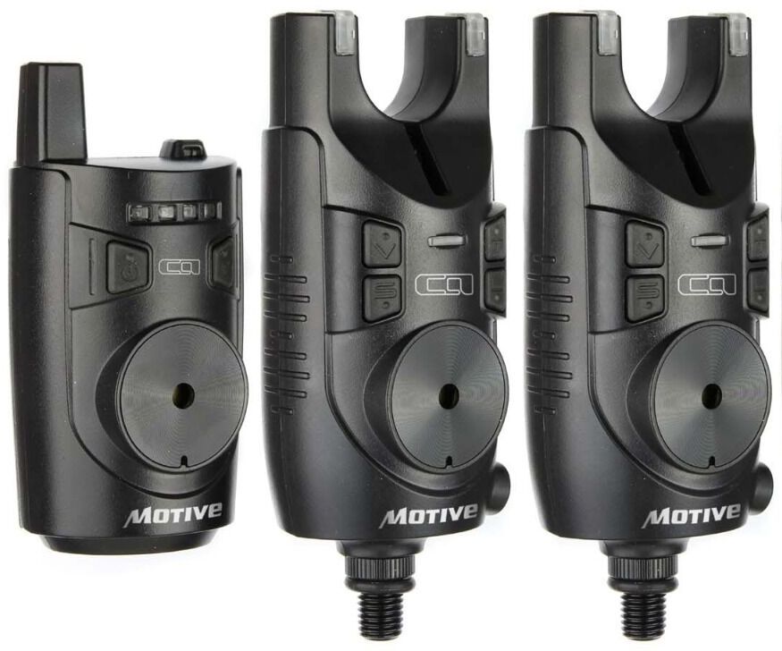 Set Avertizori CARP ACADEMY Motive Carp, Black, 2+1