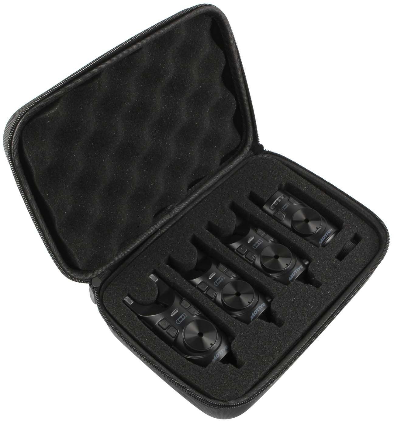 Set Avertizori CARP ACADEMY Motive Carp, Black, 3+1
