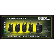 Set Avertizori Carp Academy V-Head 4+1 