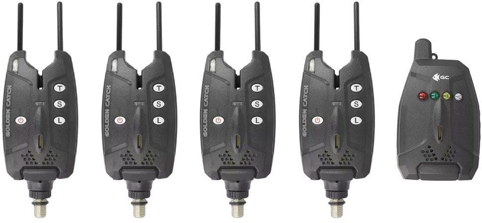 Set Avertizori GOLDEN CATCH Bite Alarm SN65 4+1