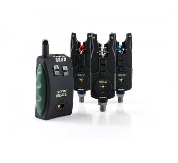 Set Avertizori Sonik Sks 3 plus 1 Alarm plus bivvy Lamp