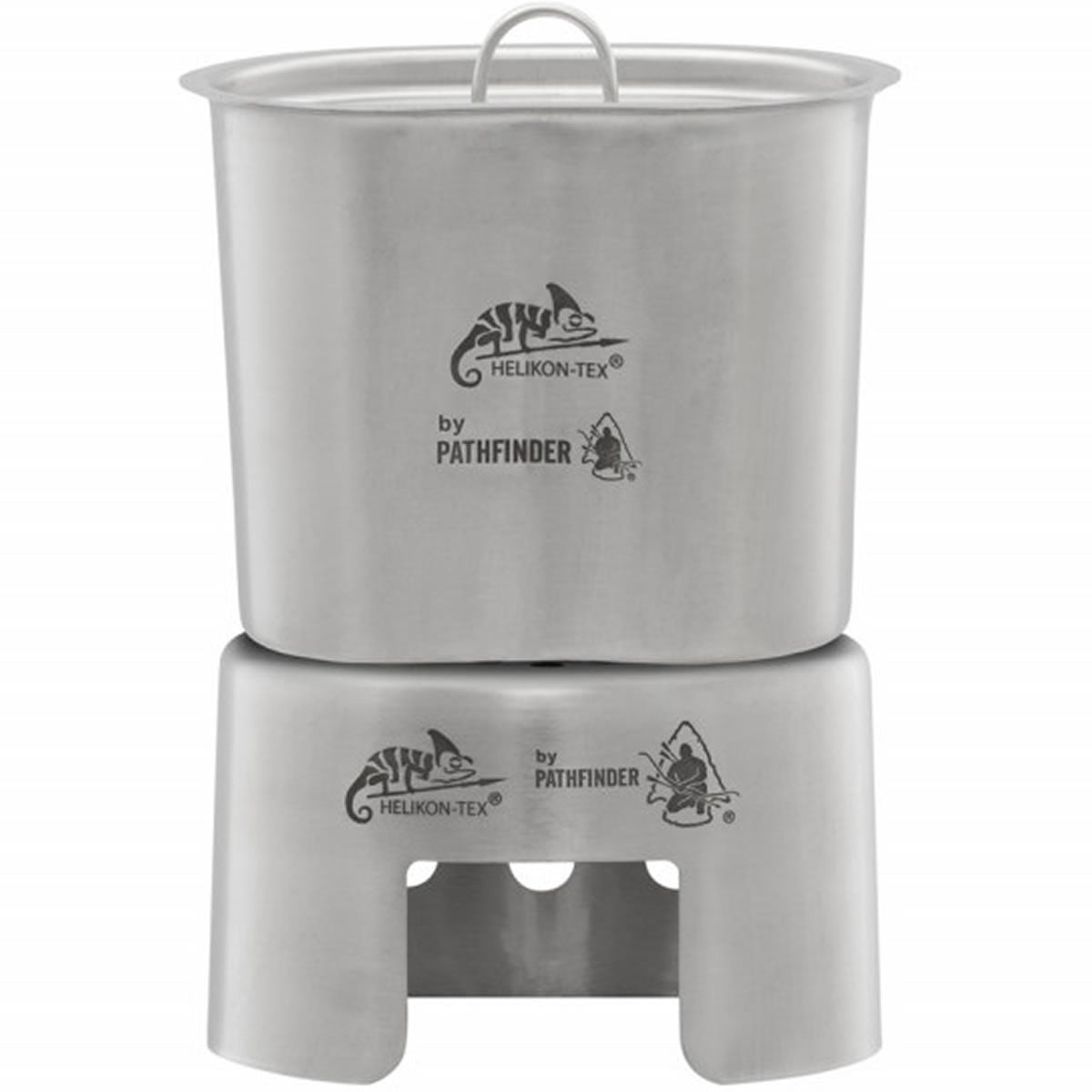 Set Camping pentru Gatit  Helikon Tex Pathfinder Canteen Cooking Set Stainless Steel 