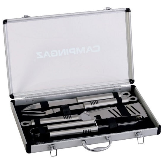 Set Campingaz ustensile pentru gratar in cutie din aluminiu 