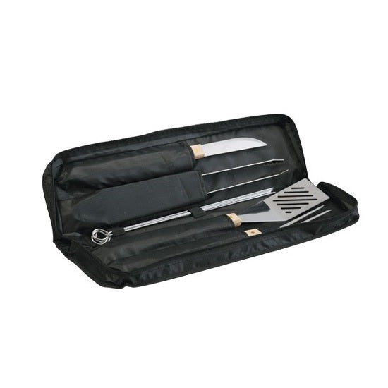 Set Campingaz ustensile pentru gratar in geanta din material textil 