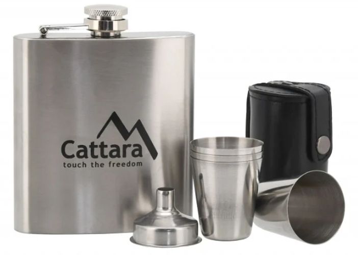 Set Cattara Butelca Cu 4 Pahare TT13625, 175ml, 9.5x11.5x2.2cm