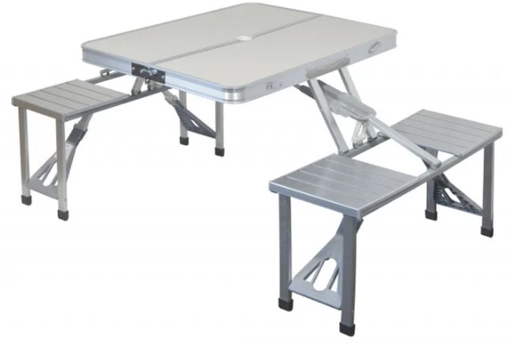 Set Cattara Masa + Scaune 4 Persoane Ravenna TT13491, Aluminiu, Pliabil