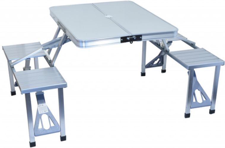 Set Cattara Masa + Scaune 4 Persoane Ravenna TT13491, Aluminiu, Pliabil