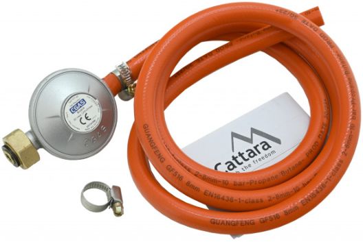 Set Cattara Regulator De Presiune + Furtun TT13607, 30mbar, 1.5m 
