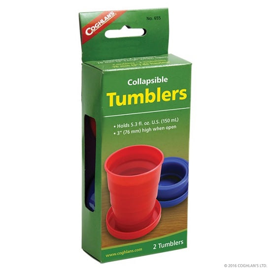 Set Coghlans 2 pahare pliabile din plastic 