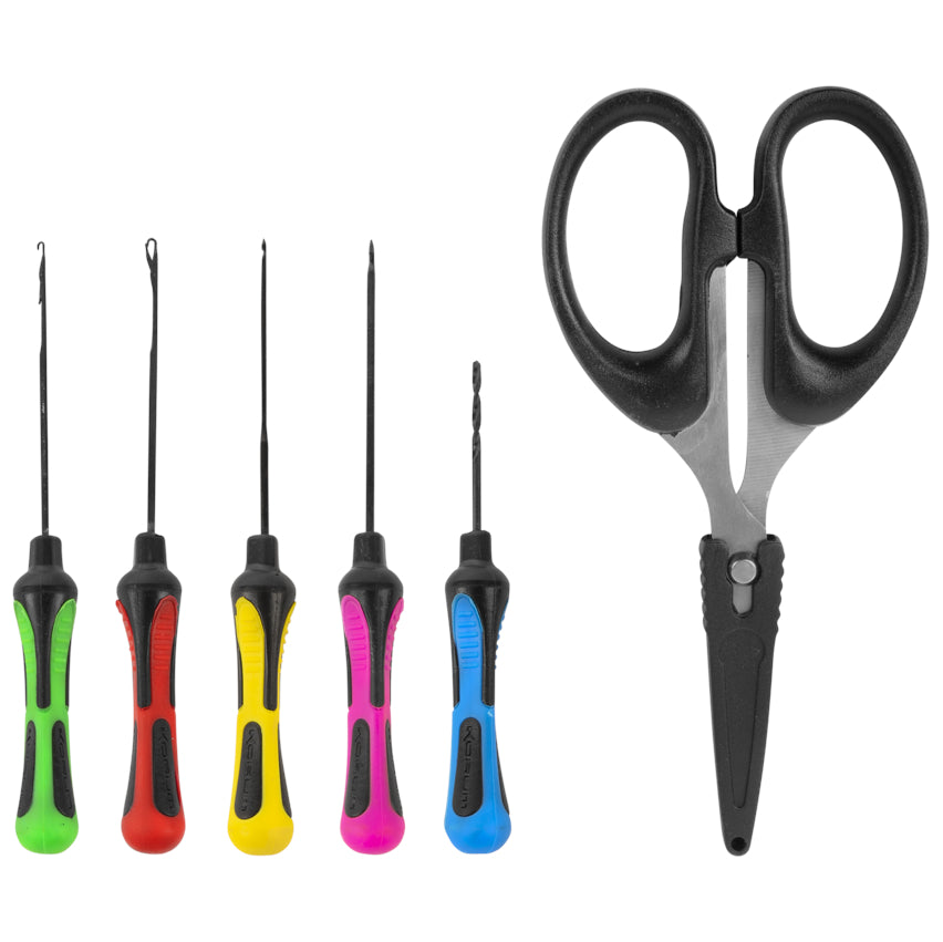 Set Crosete si Foarfeca KORUM Baiting Tool &amp; Scissor Set