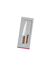 Set Cutit si Furculita Victorinox, Swiss Modern Carving Set, Lemn Nuc,Cutie Cadou