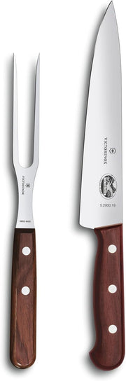  Set Cutit si furculita Victorinox Carving Set, processed maple, 2 pieces, gift box 5.1050.2G