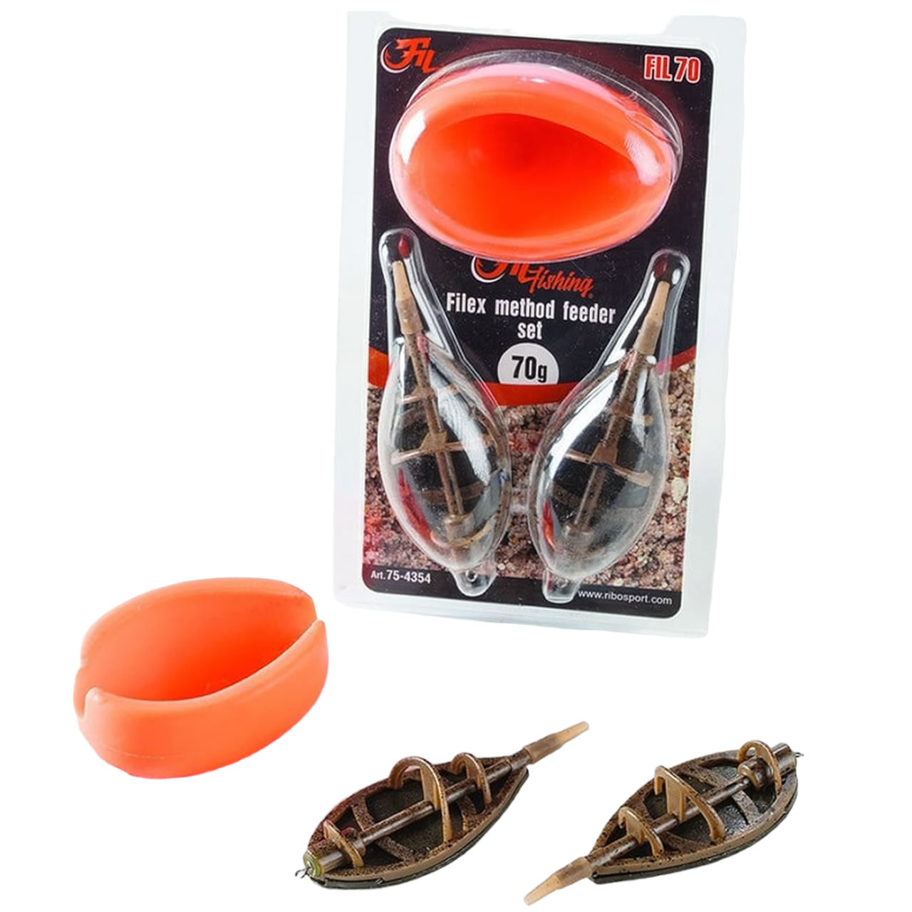 Set Filfishing Filfishing Filex Method Feeder 2 Method + Matrita
