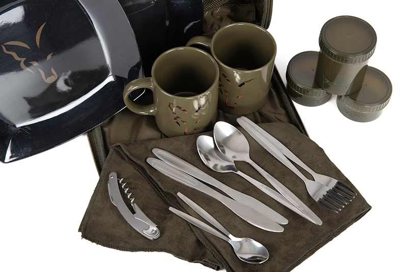 Set Fox Camolite 2 Person Dinner Set, 28x12x28cm