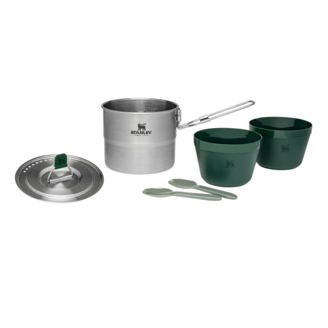 Set Gatit Stanley pentru 2 persoane Adventure Stainless Steel Cook Set for Two 1L 