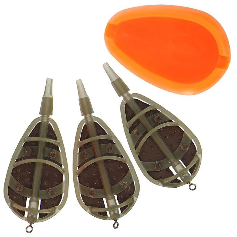 Set In Line Method Feeder 20g+30g+40g NGT + Matrita din Silicon