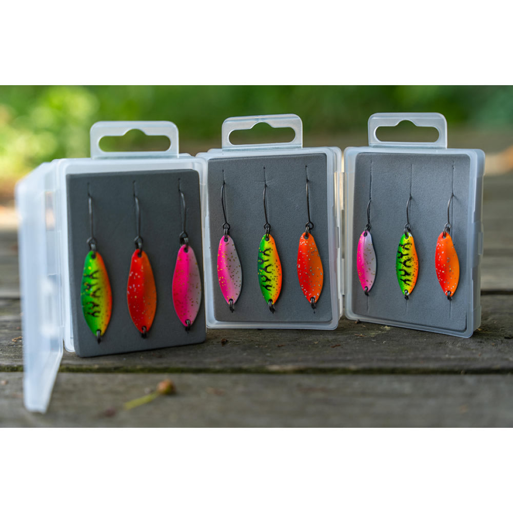 Set Lingurite Oscilante ZEBCO Target Fish Trout UL Spoon Set, 2.2g 3buc/pac