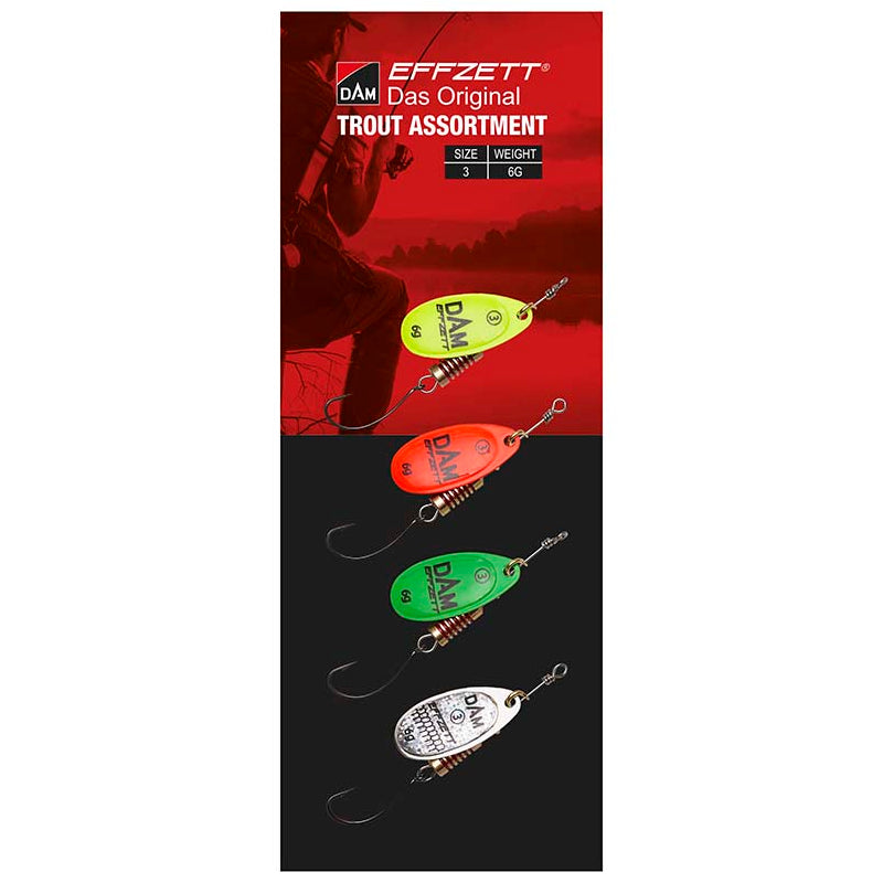 Set Lingurite Rotative DAM Effzett Trout, 6g, 4buc/pac