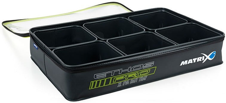 Set Matrix XL EVA BaitT Storage System, 6 x Bac de Nada + Cutie Transport 