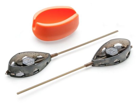 Set Method Feeder MIVARDI QMR Flat Cu Matrita XL Long, 50-60g, 2buc/pac