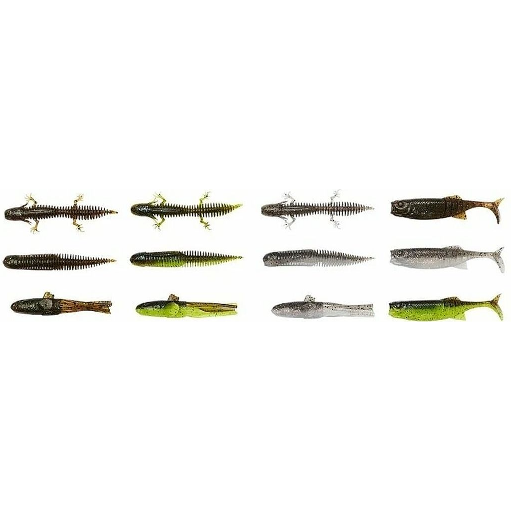 Set Naluci Moi SAVAGE GEAR Ned Kit, Mixed Colors, 7.5cm, 28buc/pac