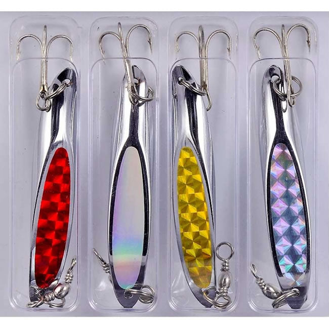 Set Naluci Shakespeare Devil's Own Slither Spinner 28g, 4buc