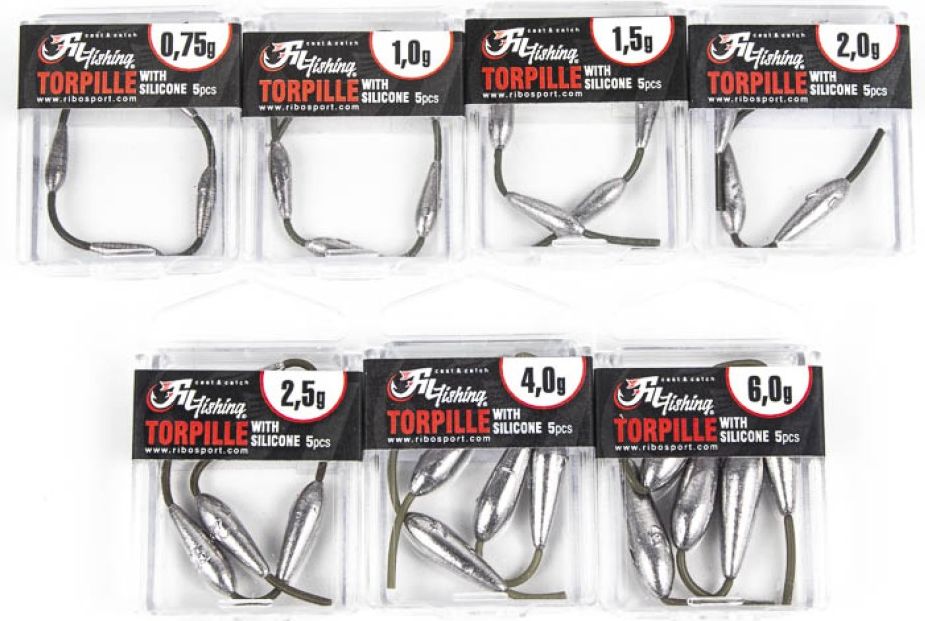 Set Plumbi Culisanti Filfishing Torpilie 5buc/cutie