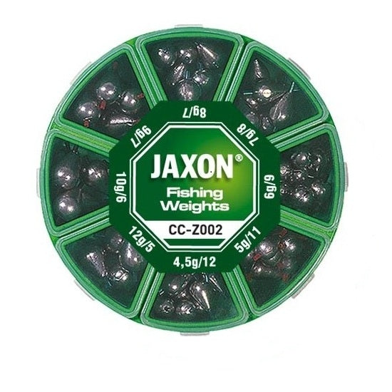 Set Plumbi Culisanti Jaxon Picatura Nr.2, 450g, 4.5/5/6/7/8/9/10/12g