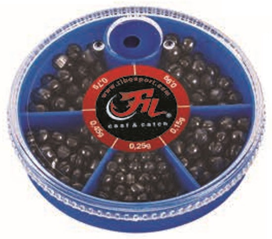 Set Plumbi Filfishing Alice Despicate 5 Compartimente 0.15-0.90g