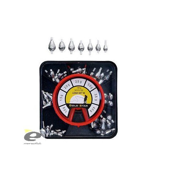 Set Plumbi GoldStar Culisanti Picatura V 0.5-2.5g