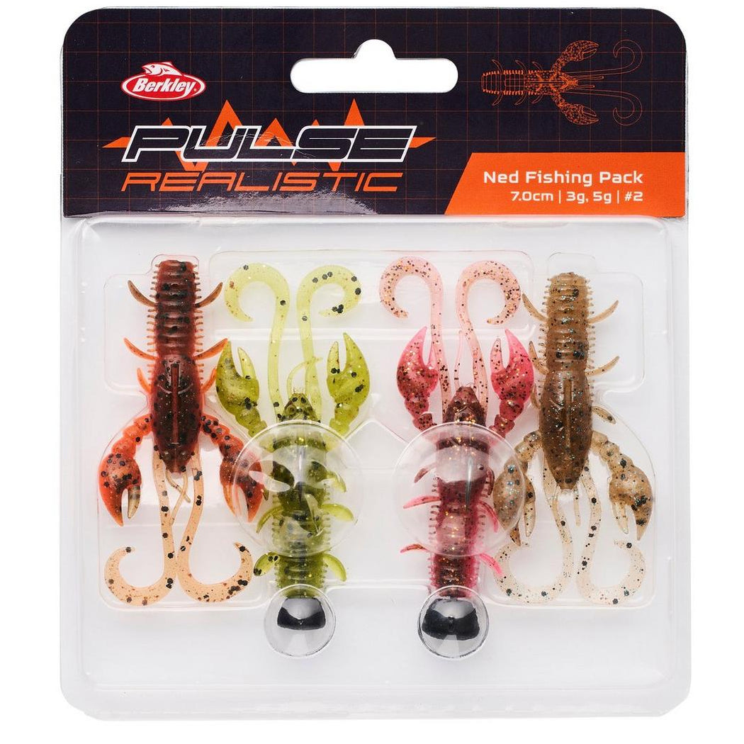 Set Raci BERKLEY Ned Fishing Pack, 3/5g, 7cm, 6buc/pac