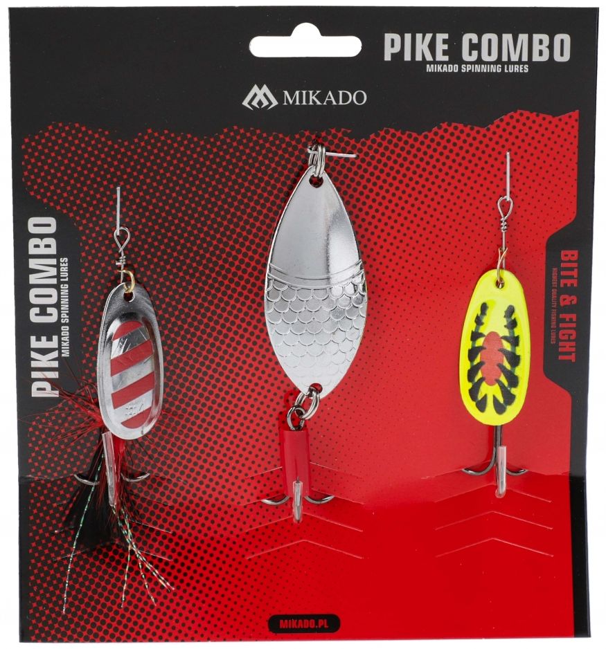 Set Rotative MIKADO Spinners Pike, 3buc/pac