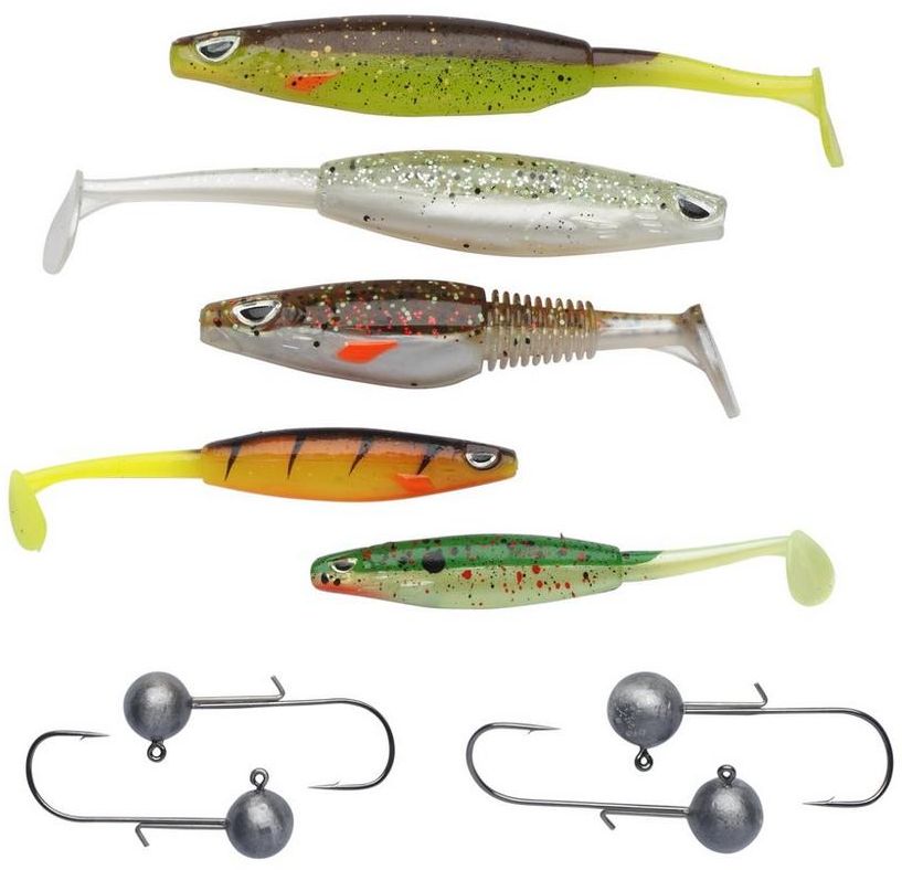 Set Shad BERKLEY Sick Zander Pack, 5buc/pac