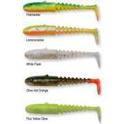 Set Shad SAVAGE GEAR Gobster, Darkwater Mix, 9cm, 9g, 5buc/pac