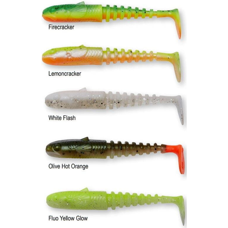 Set Shad SAVAGE GEAR Gobster, Darkwater Mix, 9cm, 9g, 5buc/pac