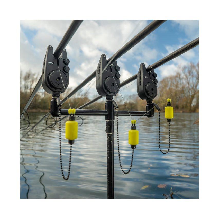 Set Statie + Avertizori AVID CARP VTX 4+1 Bite Alarm Set