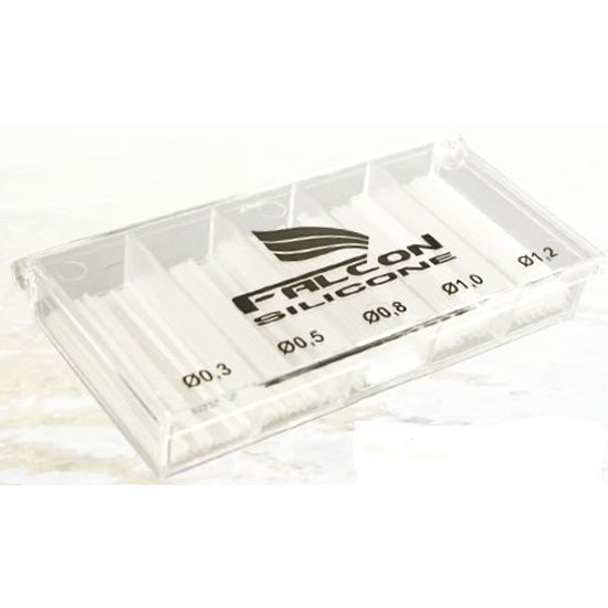 Set Varnis FALCON Silicone Tube Mix 4cm, 0.3-0.5-0.8-1.0-1.2mm