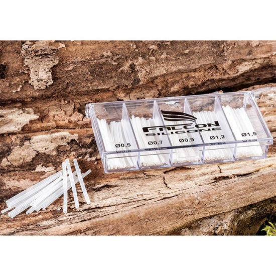 Set Varnis FALCON Silicone Tube Mix 4cm, 0.3-0.5-0.8-1.0-1.2mm