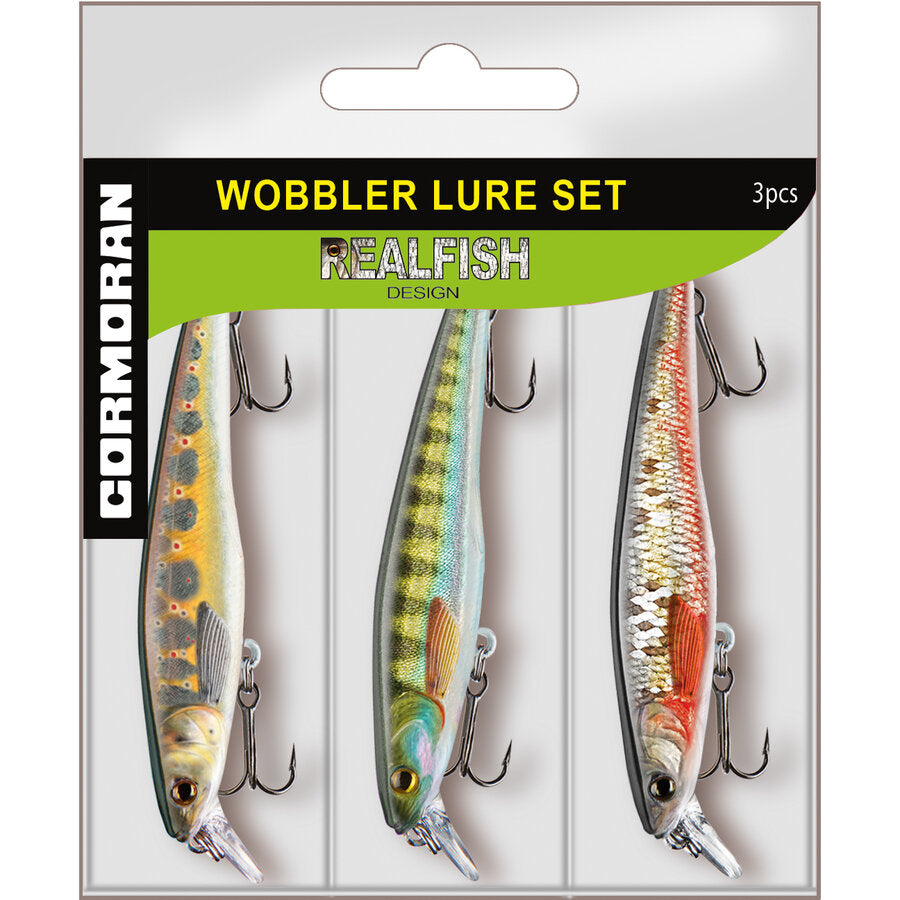 Set Vobler Cormoran Mixed 2 Pentru Rapitori 7cm 3Buc/Plic