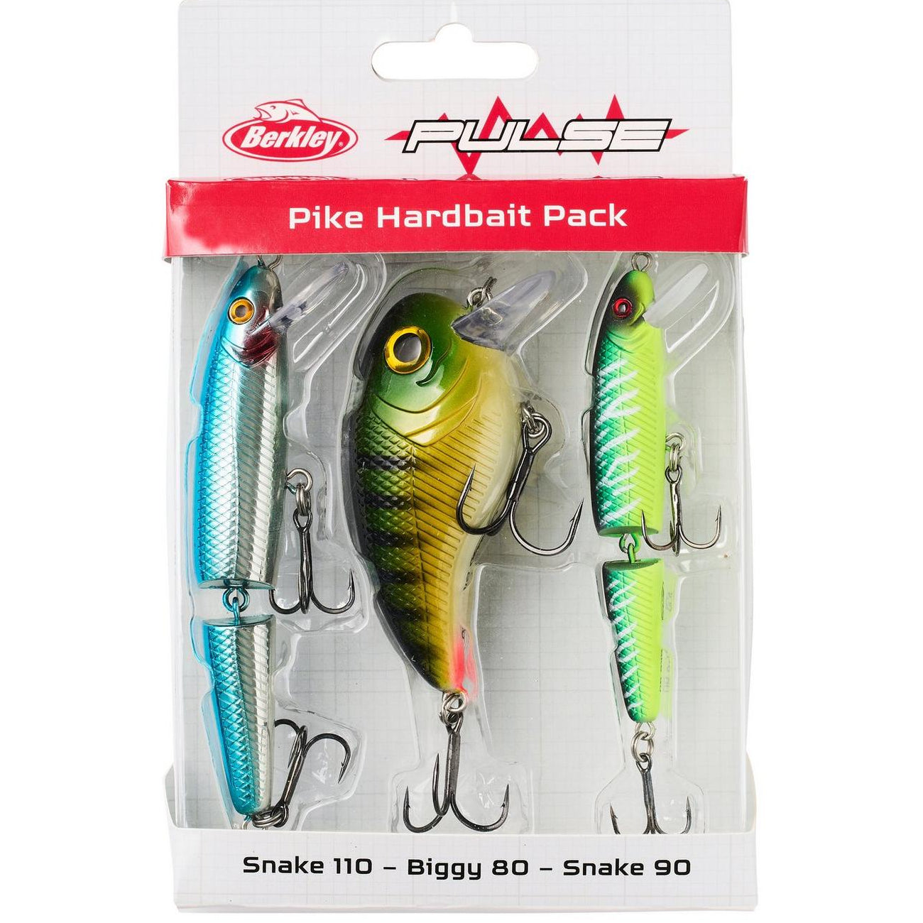 Set Voblere BERKLEY Pulse Hardbait Pack Pike, 3buc/pac