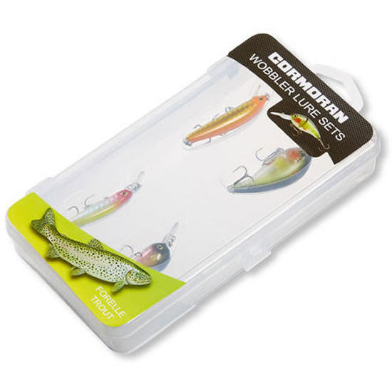 Set Voblere CORMORAN pentru Biban, 4 buc/set