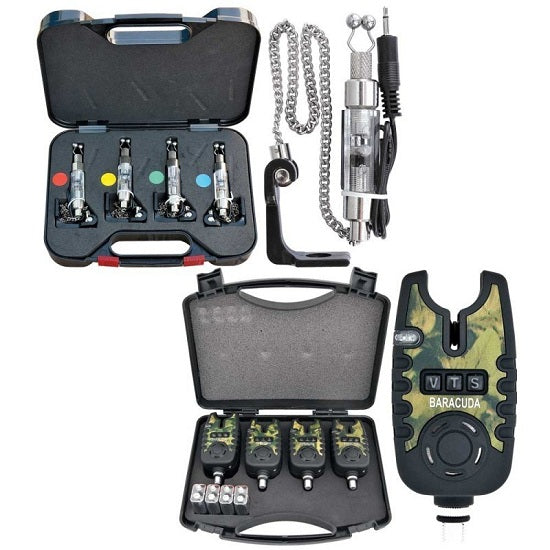 Set avertizoare si swingere Baracuda TLI21 cu iluminare + valigeta