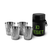 Set de Shot-uri din Otel Inoxidabil Delphin RESET XL 4v1, 4x30ml