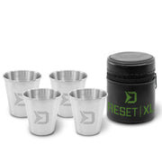 Set de Shot-uri din Otel Inoxidabil Delphin RESET XL 4v1, 4x70ml