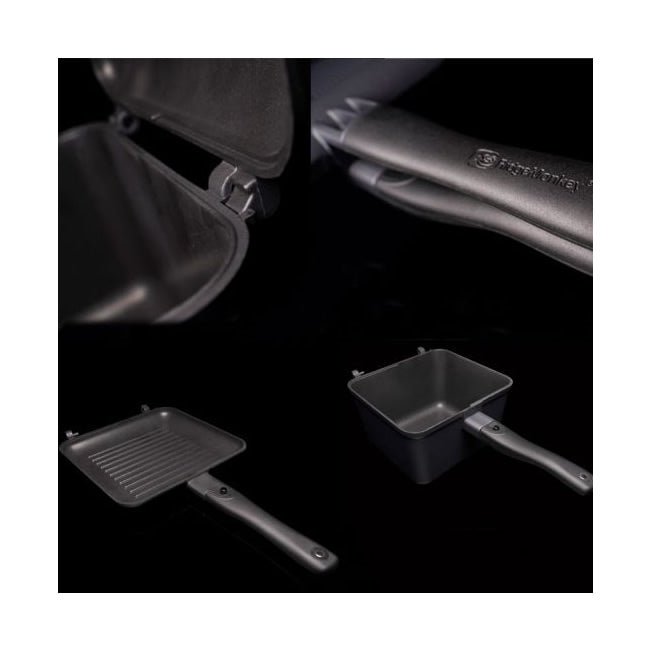 Set gatit Ridge Monkey Connect Multi-Purpose Pan and Griddle